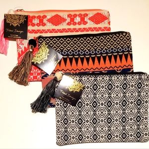 Tribal Design Handmade Boho Pencil Case